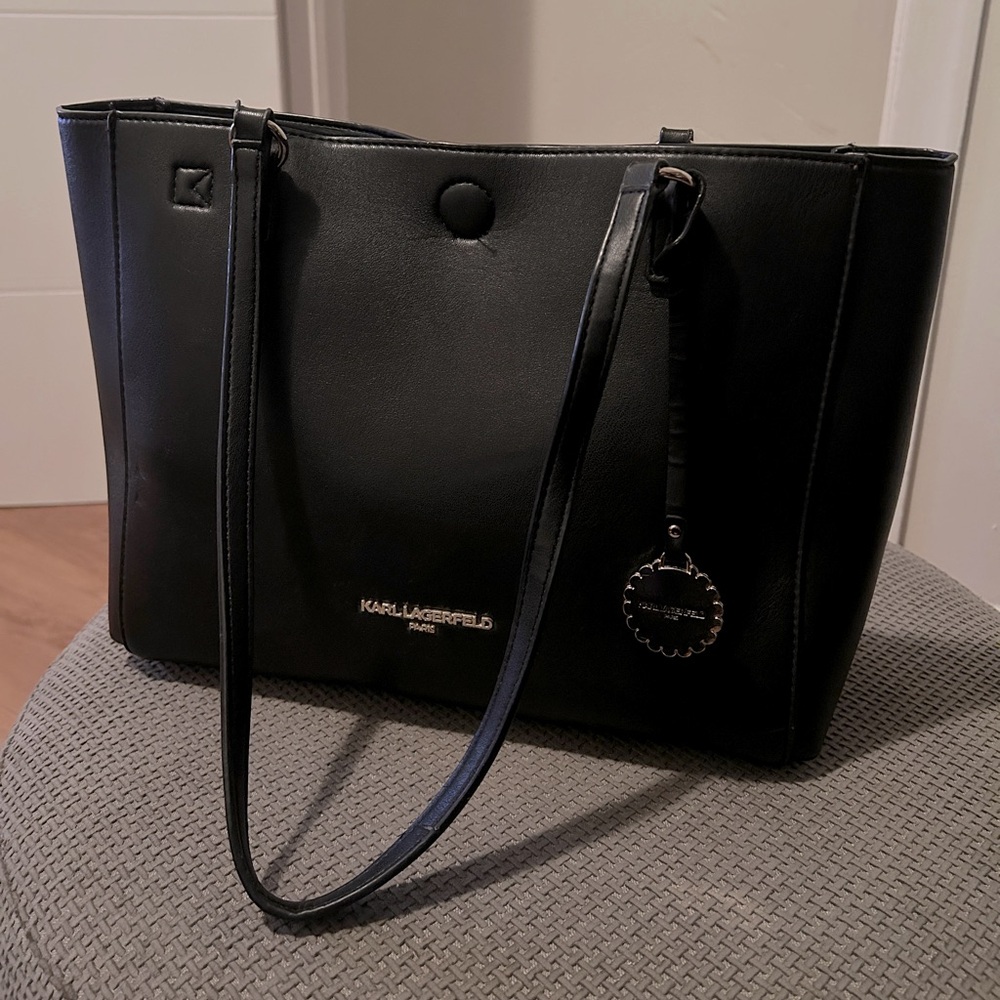 Magnetic Karl lagerfield black bag